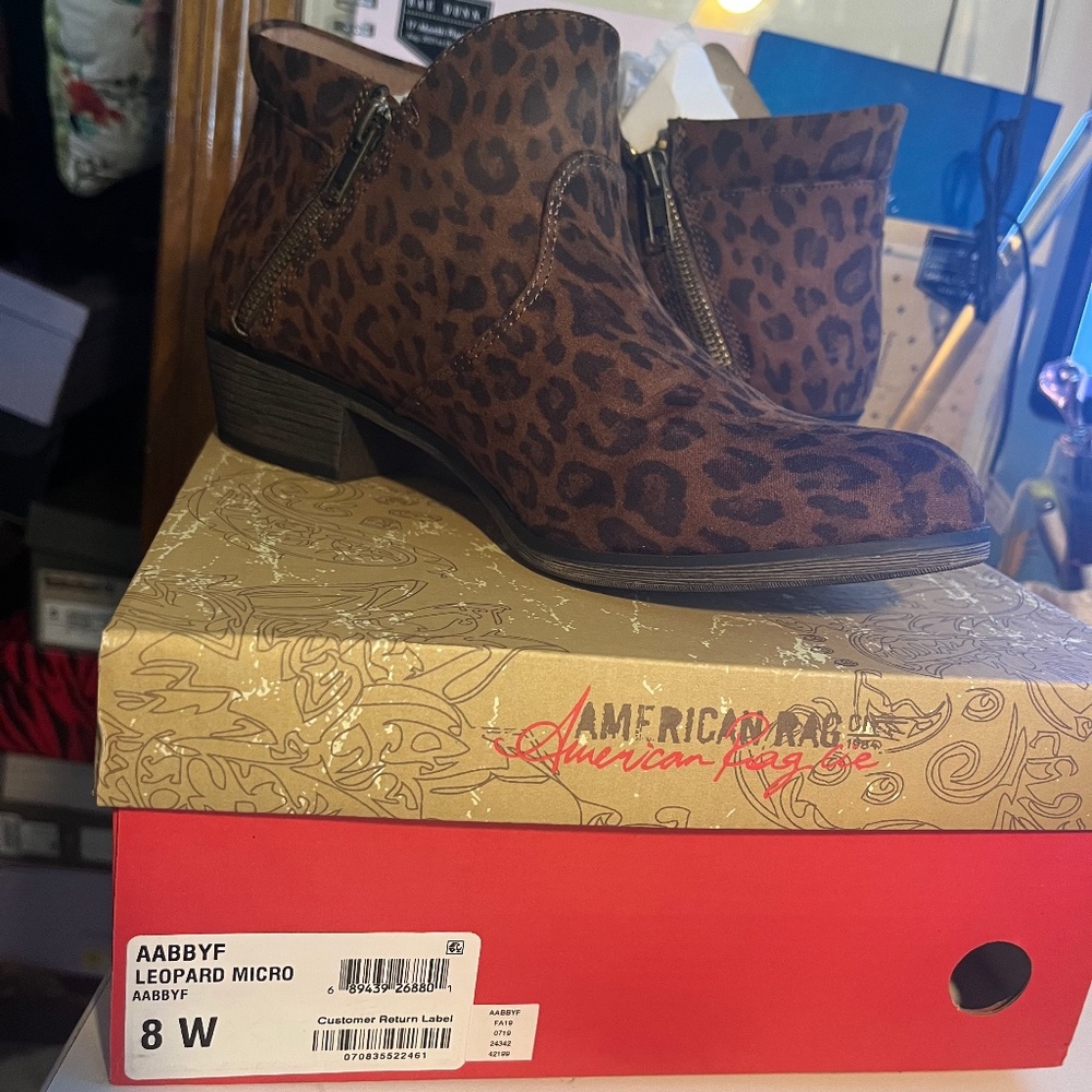 Leopard Booties